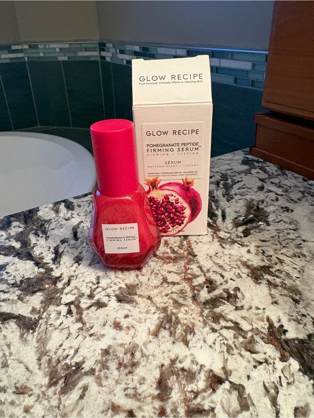 🌺 Glow Recipe Pomegranate Peptide Firming Serum. Large Sz!